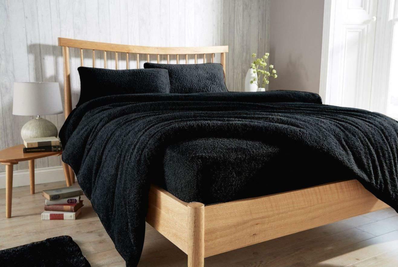 Black Teddy Fleece Bedding