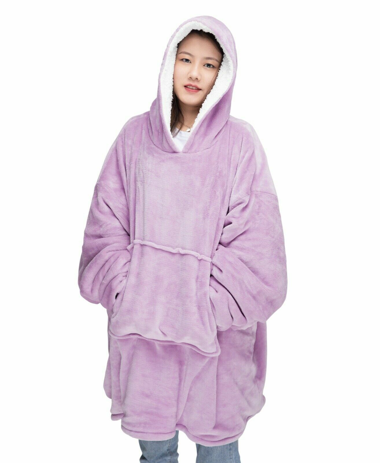 Fluffy Oversized Hoodie Blanket