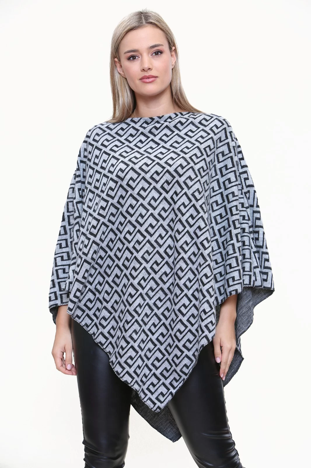 roll neck poncho